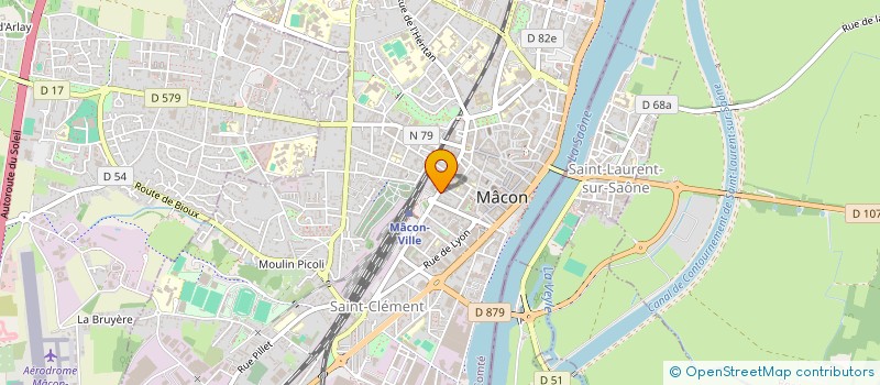 localisation de l'entreprise B TECH CONCEPT à MACON