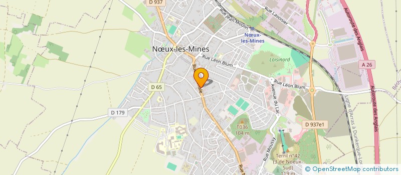 localisation de l'entreprise B.TENDANCES  NUX-LES-MINES