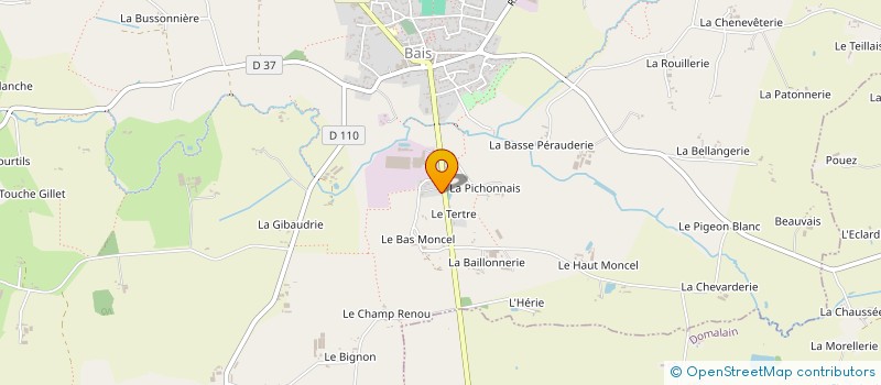 localisation de l'entreprise B TO B à BAIS