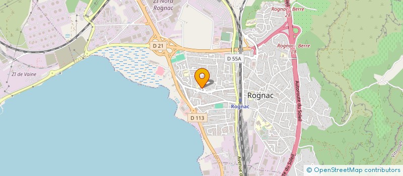 localisation de l'entreprise B TRANS SERVICE à ROGNAC