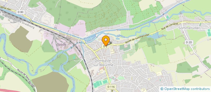 localisation de l'entreprise B TRANSPORT FLUVIAL  DOMBASLE-SUR-MEURTHE