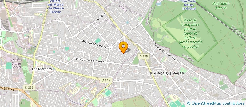 localisation de l'entreprise B TRAVAUX SERVICES RENOVATION  CHAMPIGNY-SUR-MARNE