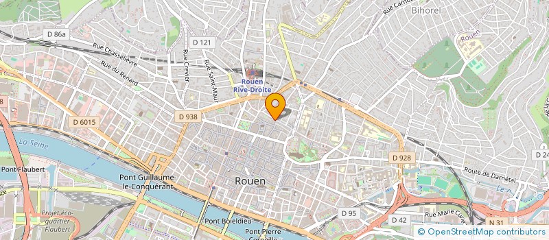 localisation de l'entreprise B. TWO.  ROUEN