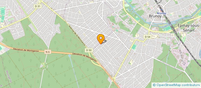 localisation de l'entreprise B TWO K INVEST à BRUNOY