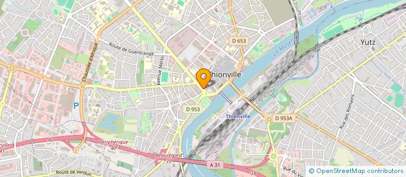localisation de l'entreprise B U D E L I à THIONVILLE