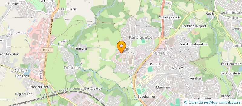 localisation de l'entreprise B.URVOY  VANNES