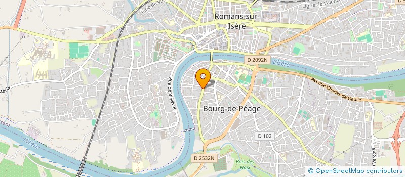 localisation de l'entreprise B V  BOURG-DE-PEAGE