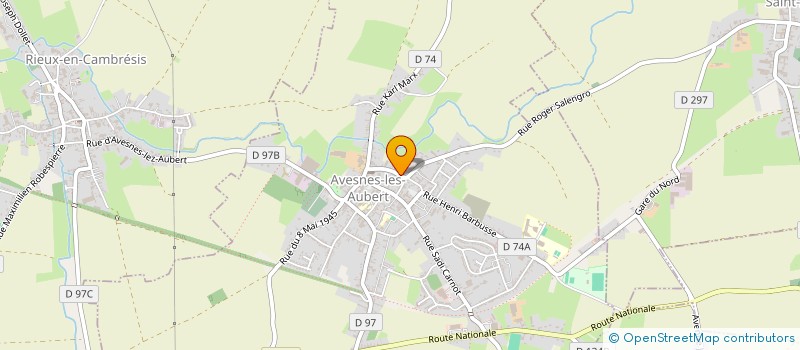 localisation de l'entreprise B.V.A  AVESNES-LES-AUBERT