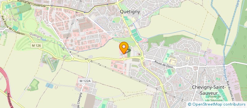 localisation de l'entreprise B.V.B. INVESTISSEMENTS  CHEVIGNY-SAINT-SAUVEUR