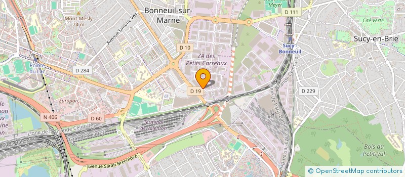 localisation de l'entreprise B.V.B.M  BONNEUIL-SUR-MARNE