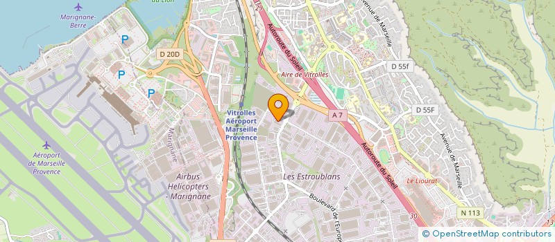 localisation de l'entreprise B.V.COM à VITROLLES