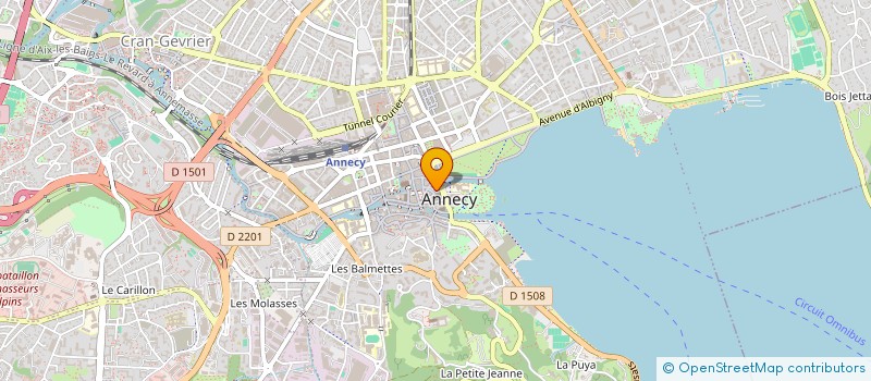 localisation de l'entreprise B.V.D. à ANNECY
