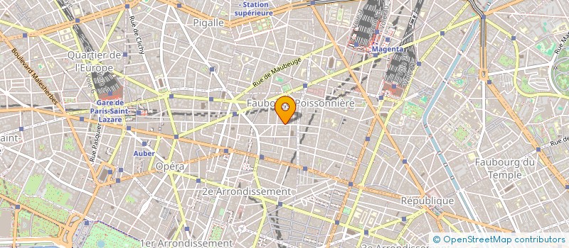 localisation de l'entreprise B V D PUBLICITE ET CIE  PARIS