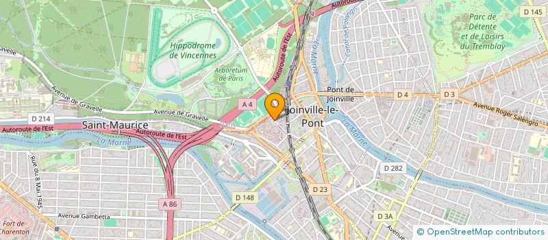 localisation de l'entreprise B.V.F CONSEIL ET FORMATION à JOINVILLE-LE-PONT