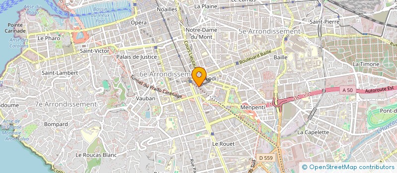 localisation de l'entreprise B V I à MARSEILLE