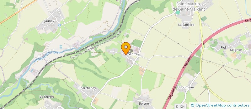 localisation de l'entreprise B.V.I.A  SAINT-MARTIN-DE-SAINT-MAIXENT