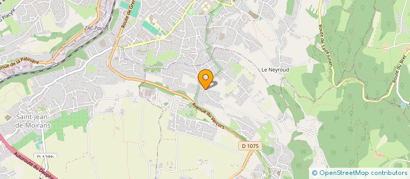 localisation de l'entreprise B.V. INVEST  LA BUISSE