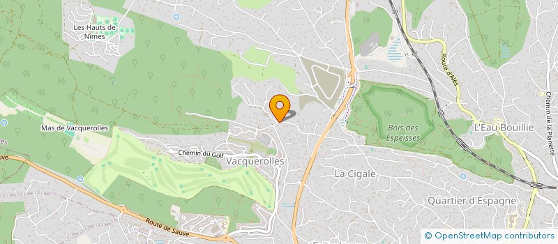 localisation de l'entreprise B & V INVESTISSEMENT  NIMES