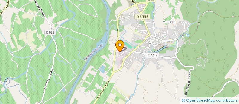 localisation de l'entreprise B.V.L  ANIANE