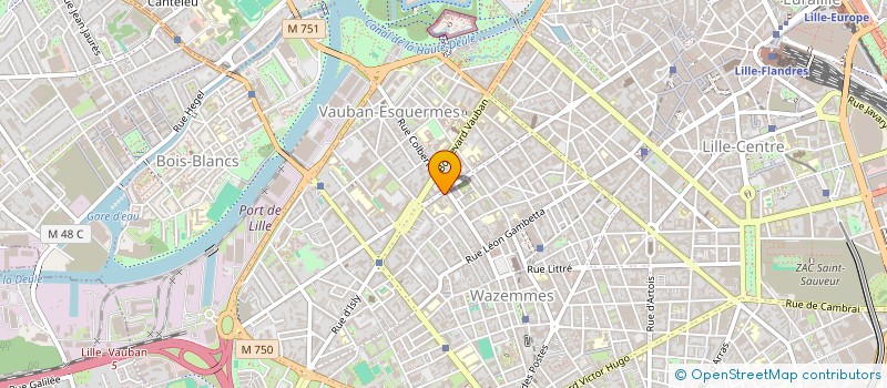 localisation de l'entreprise B V M 2 SARL à LILLE
