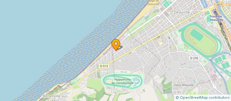 localisation de l'entreprise B.V.MER  TOURGEVILLE