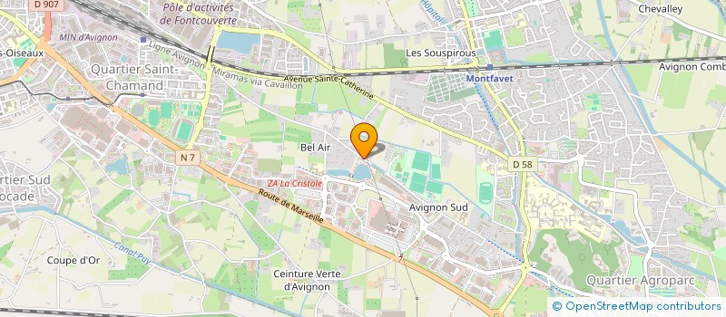 localisation de l'entreprise B V P DISTRIBUTION à AVIGNON