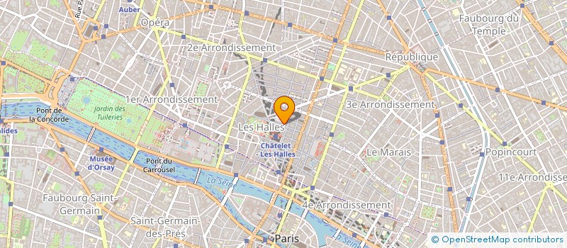 localisation de l'entreprise B.V.R.  PARIS