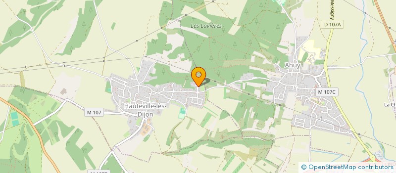 localisation de l'entreprise B.V.S. INFRA à HAUTEVILLE-LES-DIJON