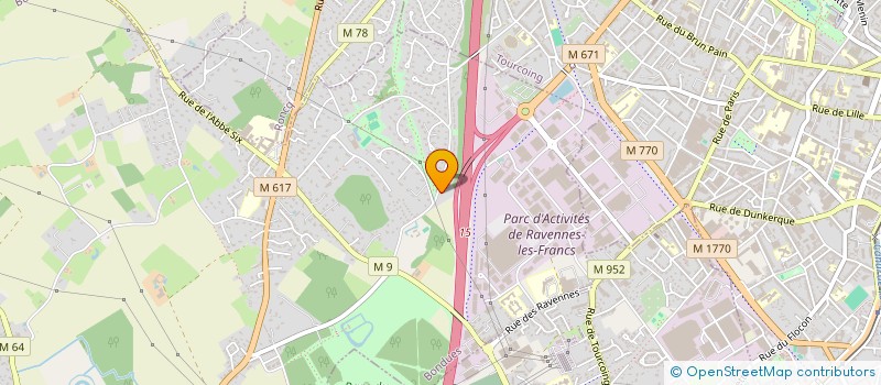 localisation de l'entreprise B.V. TRANSPORTS  BONDUES