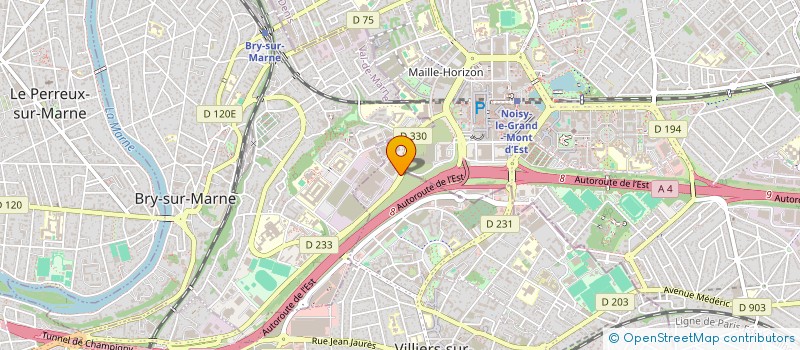 localisation de l'entreprise B W  VILLIERS-SUR-MARNE