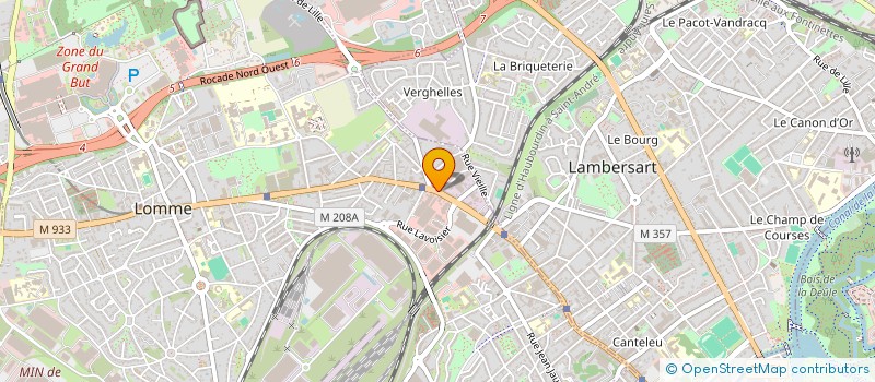 localisation de l'entreprise B.W. INVESTISSEMENTS à LILLE