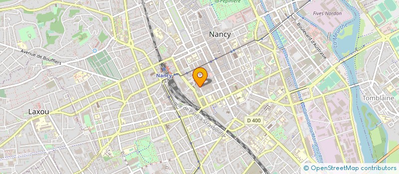 localisation de l'entreprise B.W.REPLIC  NANCY