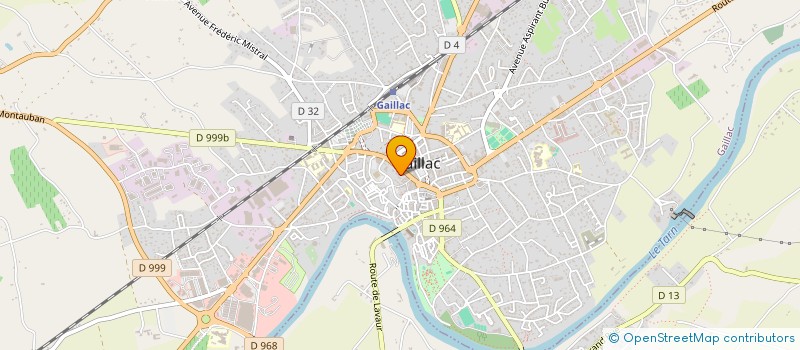 localisation de l'entreprise B.W.T.  GAILLAC