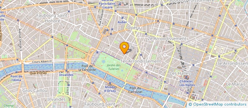 localisation de l'entreprise B&WA à PARIS