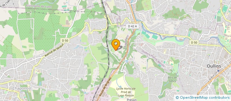 localisation de l'entreprise B.WASH  CHAPONOST