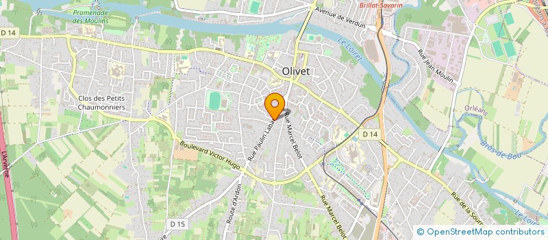 localisation de l'entreprise B X 45 à OLIVET