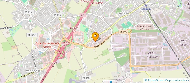 localisation de l'entreprise B&Y à LESQUIN