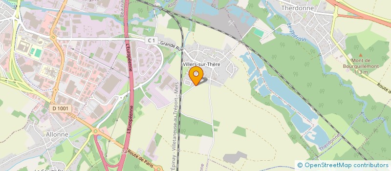 localisation de l'entreprise B.Y.F  ALLONNE