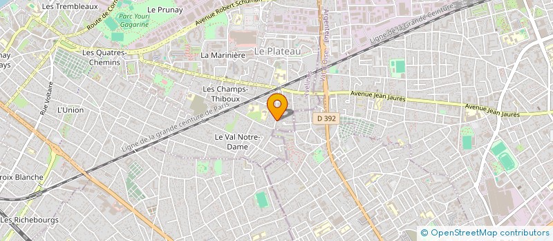 localisation de l'entreprise B.Y.I DATA à SARTROUVILLE