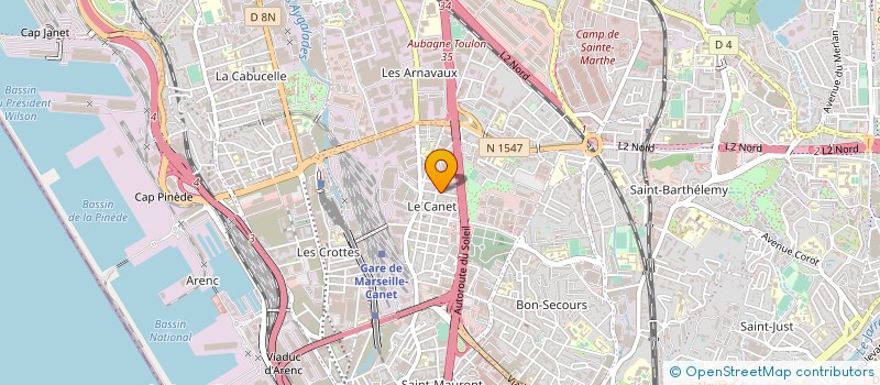 localisation de l'entreprise B Y K à MARSEILLE