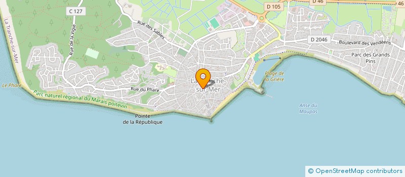 localisation de l'entreprise B.Y.M.M à LA TRANCHE-SUR-MER