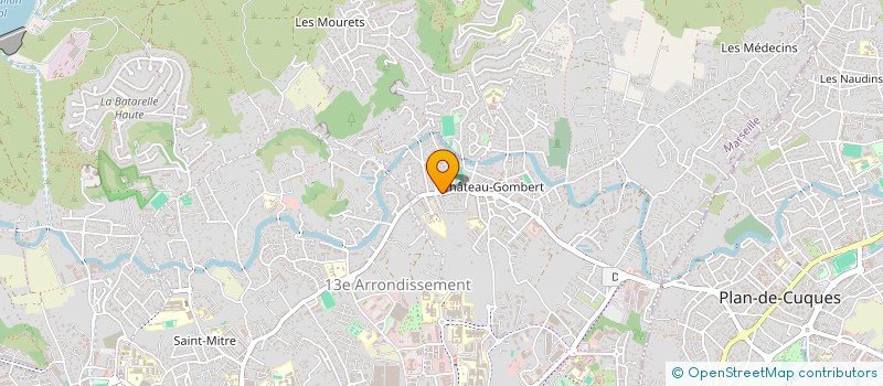 localisation de l'entreprise B.Y SOCIETY à MARSEILLE