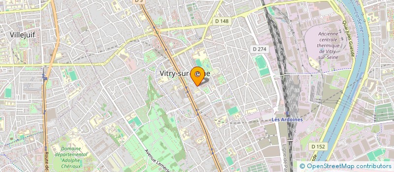 localisation de l'entreprise B-YOUN-S à VITRY-SUR-SEINE