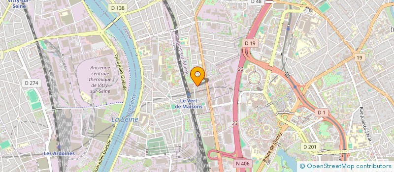 localisation de l'entreprise B'ZA DECO  MAISONS-ALFORT