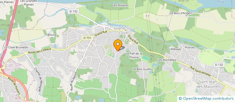 localisation de l'entreprise B1 CONSEIL  LES GARENNES SUR LOIRE