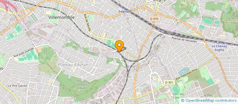 localisation de l'entreprise B1 DEMENAGEMENTS  VILLEMOMBLE