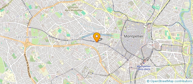 localisation de l'entreprise B1 INVESTI à MONTPELLIER