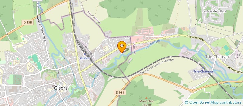 localisation de l'entreprise B10 IMMO à GISORS