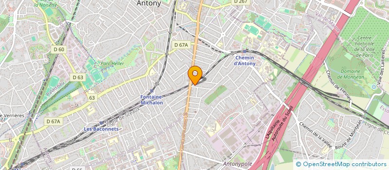 localisation de l'entreprise B12  ANTONY