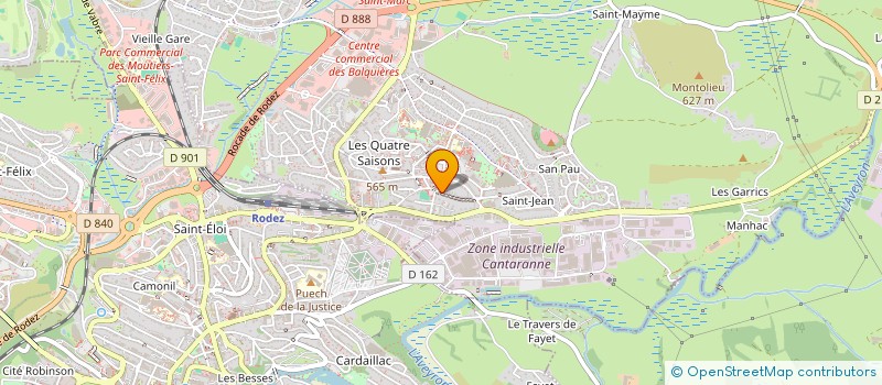 localisation de l'entreprise B12 CONSTRUCTION  ONET-LE-CHATEAU